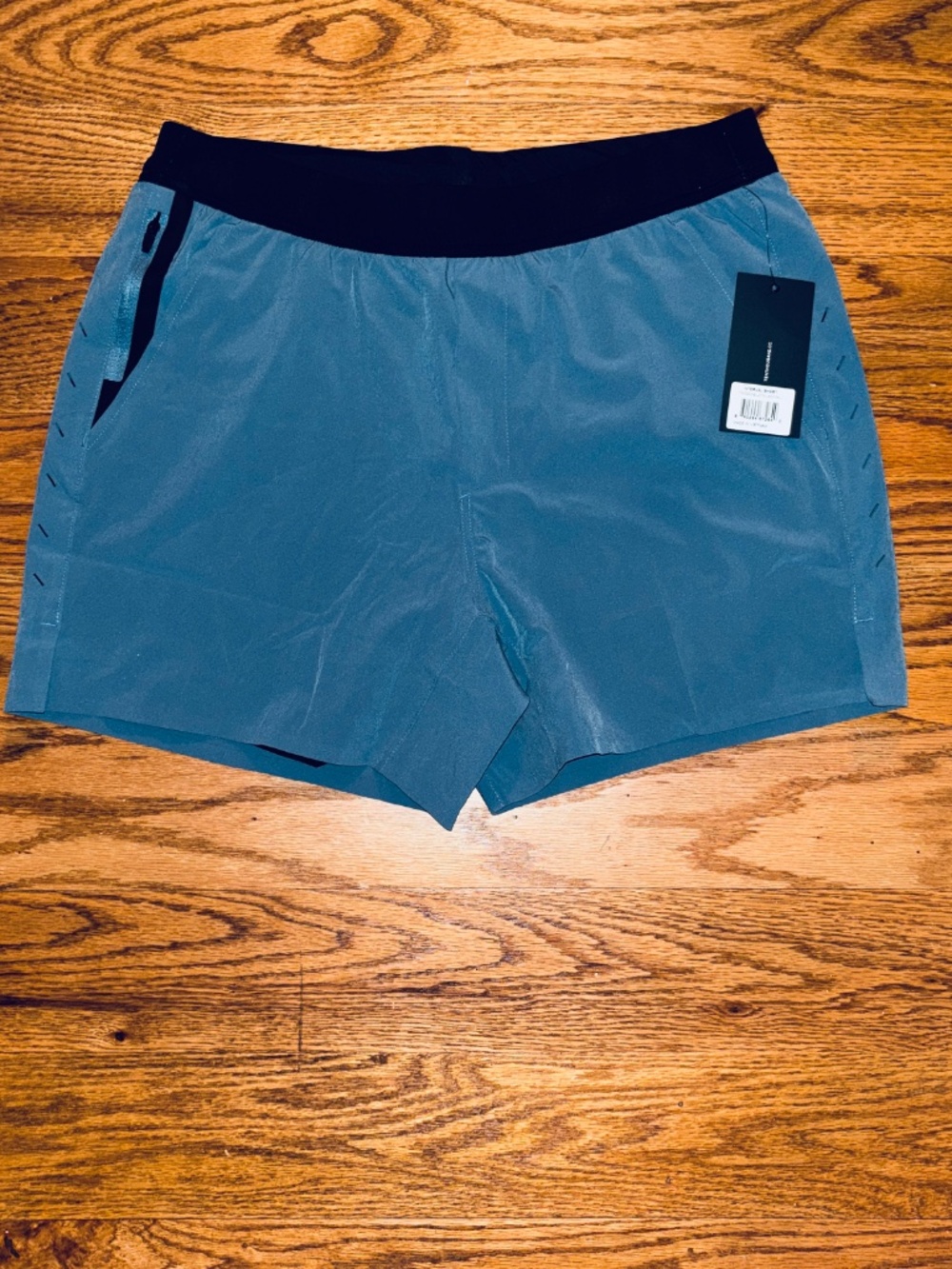 TEN Thousand Interval Short 5in Lined Workout Gym Short - BLUEFIN WITH LINER -
